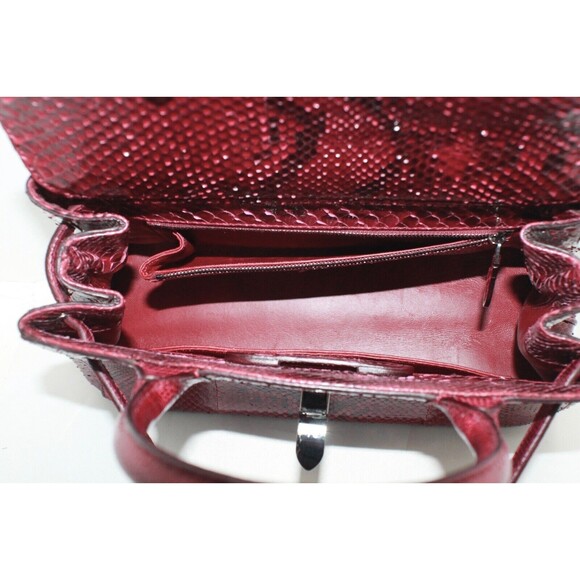 ASPREY PYTHON HAND SHOULDER BAG - Picture 5 of 7